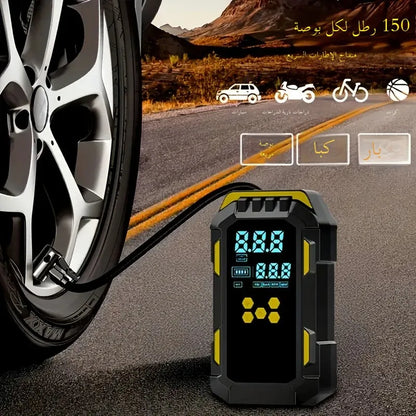 شاحن سيارات ومنفاخ إطارات ذكي 013